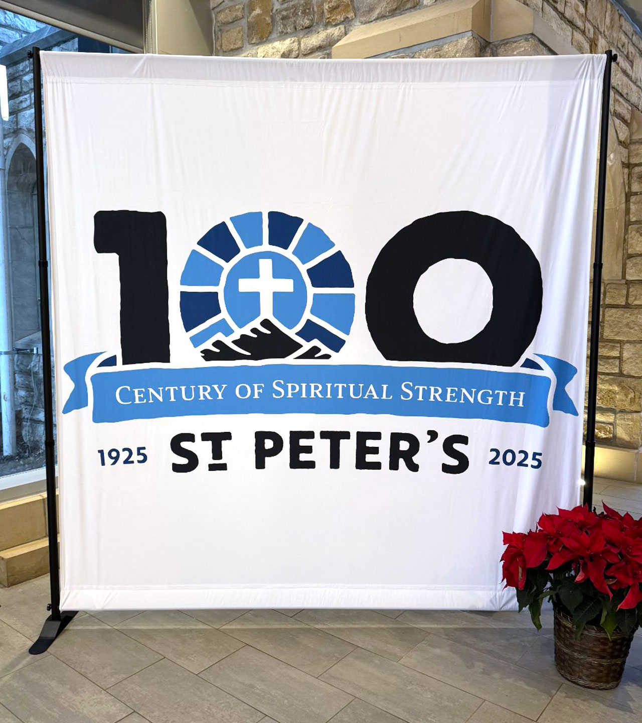 St. Peter's Centennial Banner